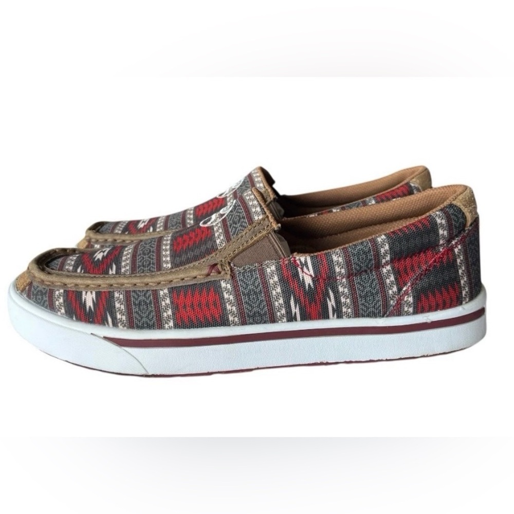 Hooey X Twisted X Southwestern Slip On Shoes, Men’s 10